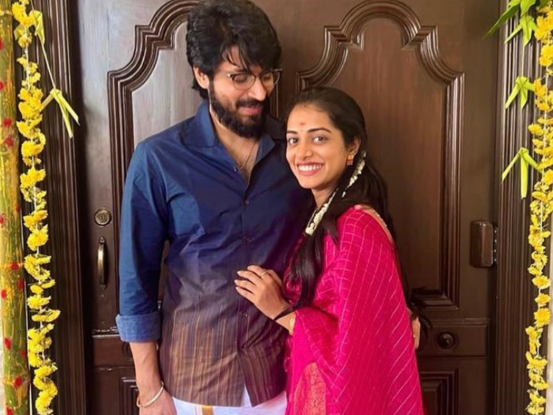 Harish Kalyan Shares Romantic Picture With Wife Narmada Celebrates One