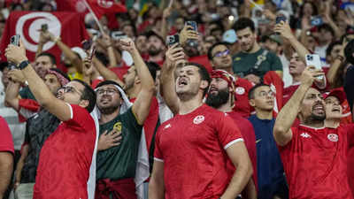 Tunisian fans whistle at French national anthem ahead of World Cup game