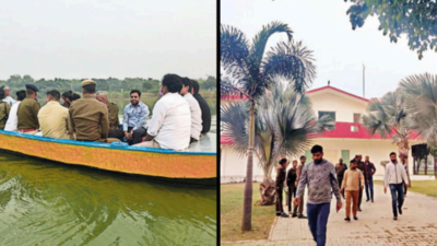 Gurugram: A boat ride across Damdama Lake to seal three farm houses
