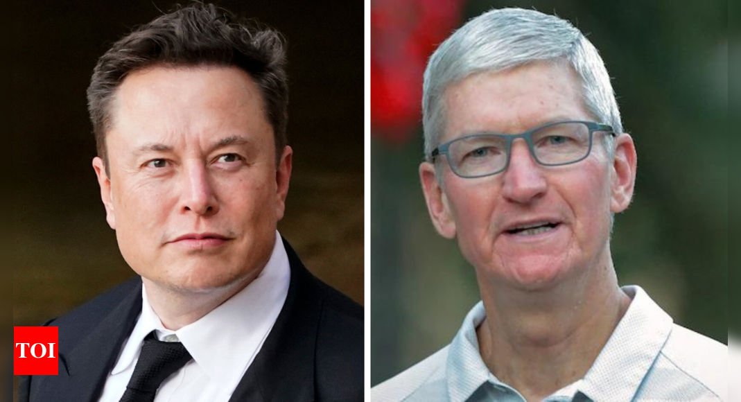 Elon Musk meets Apple CEO Tim Cook, says it was a ‘good conversation’ – Times of India