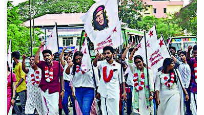 SFI claims winning nearly 40 colleges in dist