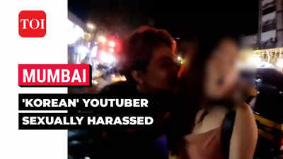 Viral Video: South Korean YouTuber sexually harassed and almost kissed in Mumbai
