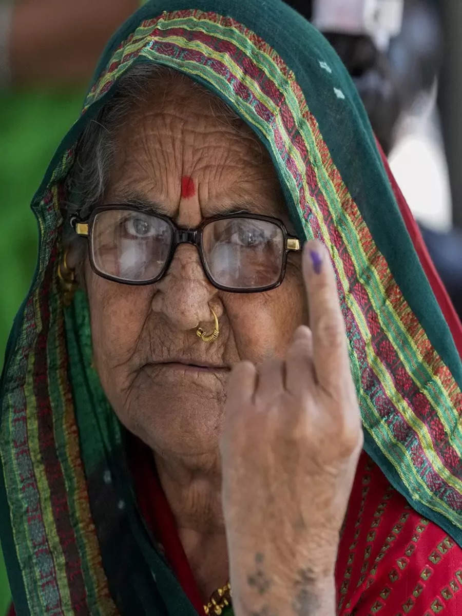 Gujarat Elections 2022: SEE PICS of citizens voting in high percentage ...