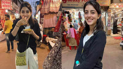 From feasting on street food to getting a haircut, Amitabh Bachchan's granddaughter Navya Naveli Nanda's Bhopal pictures win hearts