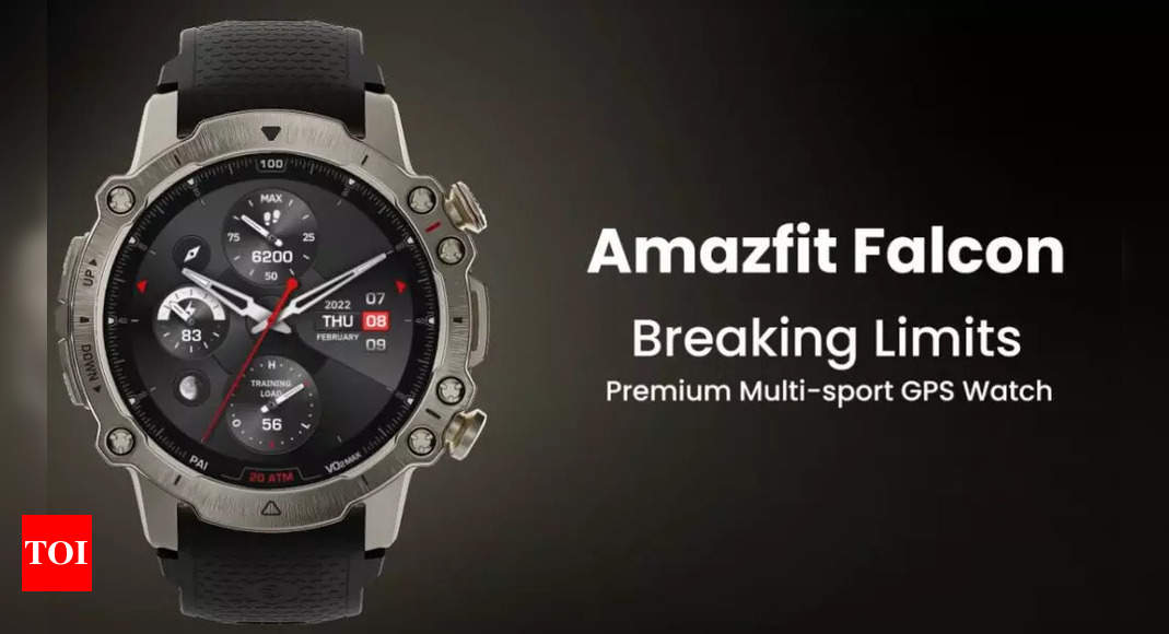 Amazfit Falcon premium smartwatch launched in India, priced at Rs 44,999 – Times of India