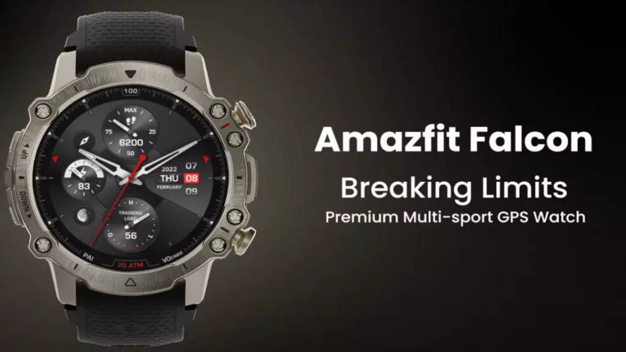 Amazfit Falcon premium smartwatch launched in India, priced at Rs 44,999 -  Times of India