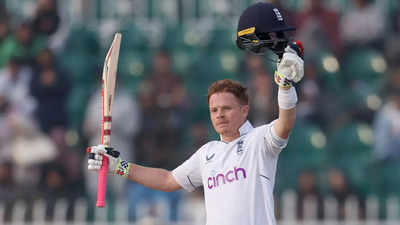 Ollie Pope hits third England ton on Day 1 of Pakistan Test