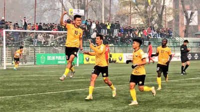Real Kashmir beat TRAU 3-2 in I-League to maintain pole position