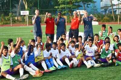 Manchester United trio set foot in India to launch grassroots football