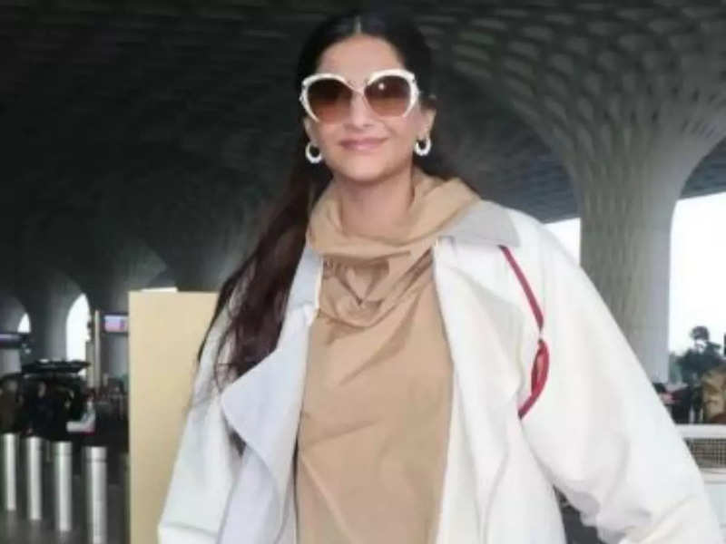 Sonam Kapoor arrived at the airport and made heads turn as she shows how to ace winter fashion - Watch video