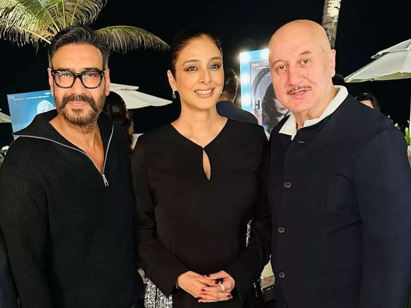 Anupam Kher celebrates the success of 'Drishyam 2' with Ajay Devgn and Tabu, says good films always work
