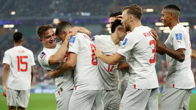 Serbia vs Switzerland Highlights: Switzerland edge Serbia in goalfest to reach last 16