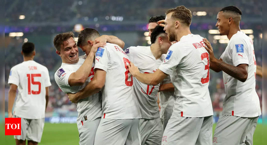 Serbia vs Switzerland Highlights: Switzerland edge Serbia in goalfest to reach last 16 | Football News – Times of India