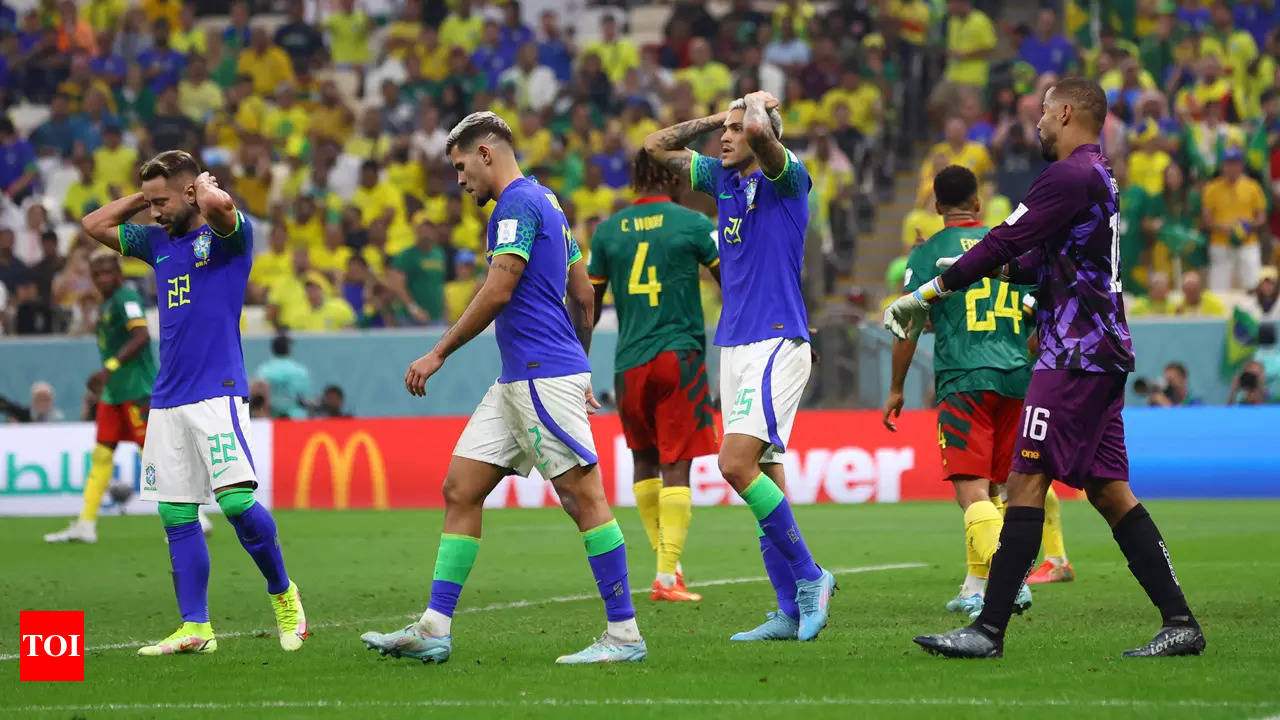 Cameroon beat Brazil 1-0 but bow out of World Cup