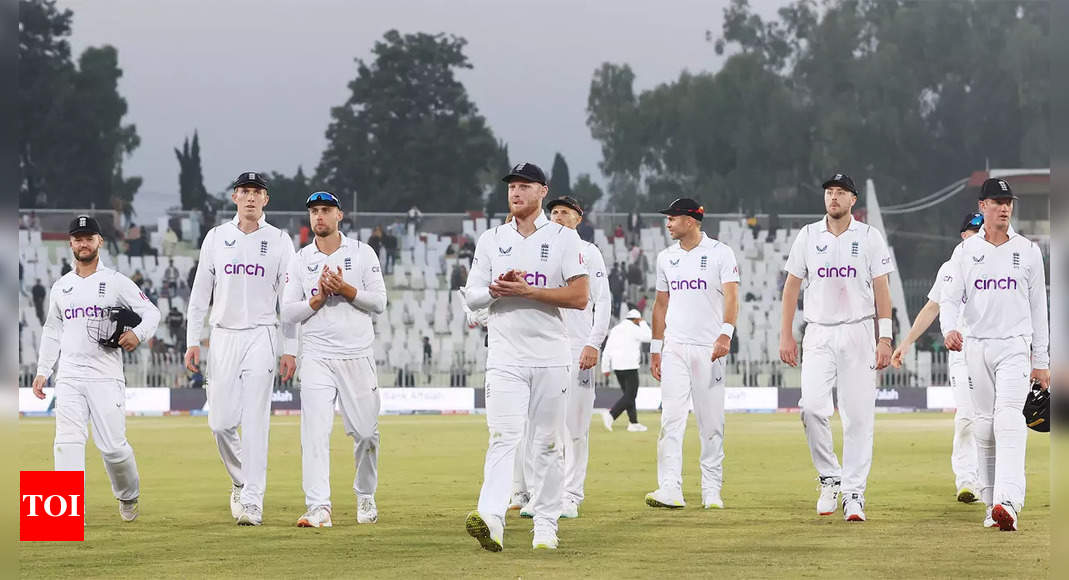 1st Test: England in charge in Rawalpindi despite Babar hundred | Cricket News – Times of India