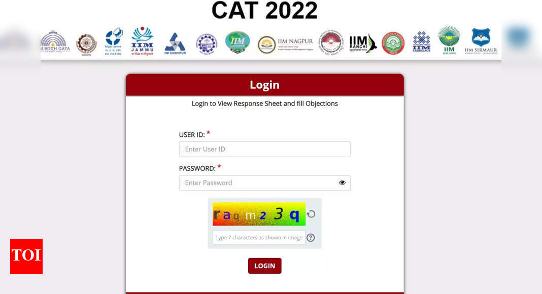 CAT 2022 Answer Key objection window closing today on iimcat.ac.in ...