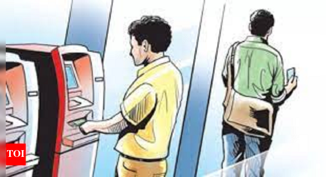 Atm: Man Caught Trying To Break Open Atm | Ludhiana News - Times of India