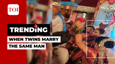 Maharashtra: Twin sisters from Mumbai get married to same man in Solapur, wedding video goes viral