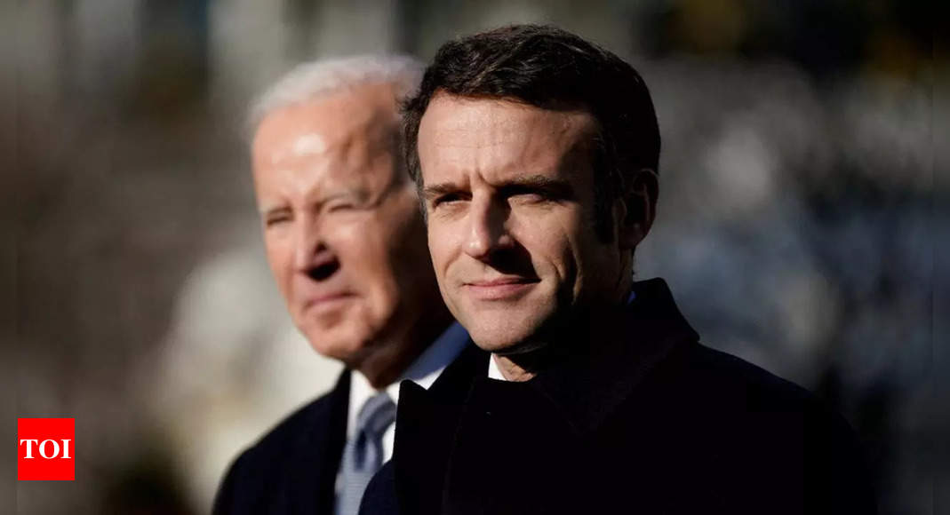 Emmanuel Macron says west should consider Russian guarantee | India News – Times of India