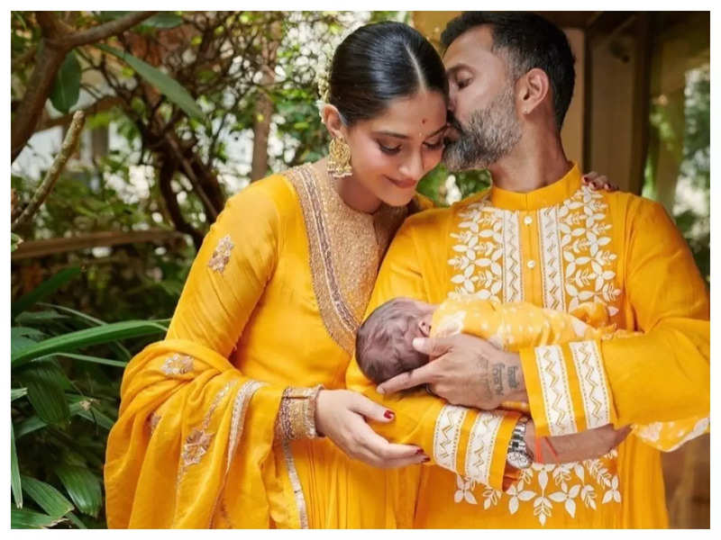 Sonam Kapoor Shares A Glimpse Of Her Newborn Son Vayu | Hindi Movie ...