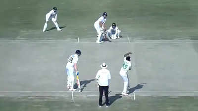 Watch: Joe Root bats left-handed against Pakistan
