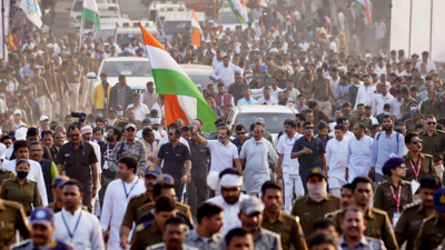 Bharat Jodo Yatra enters Rajasthan to grand welcome, Rahul says learning immensely from march
