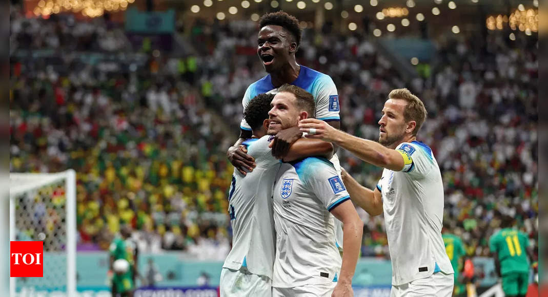 England vs Senegal Highlights: Impressive England crush Senegal 3-0, set up quarter-final clash with France | Football News – Times of India