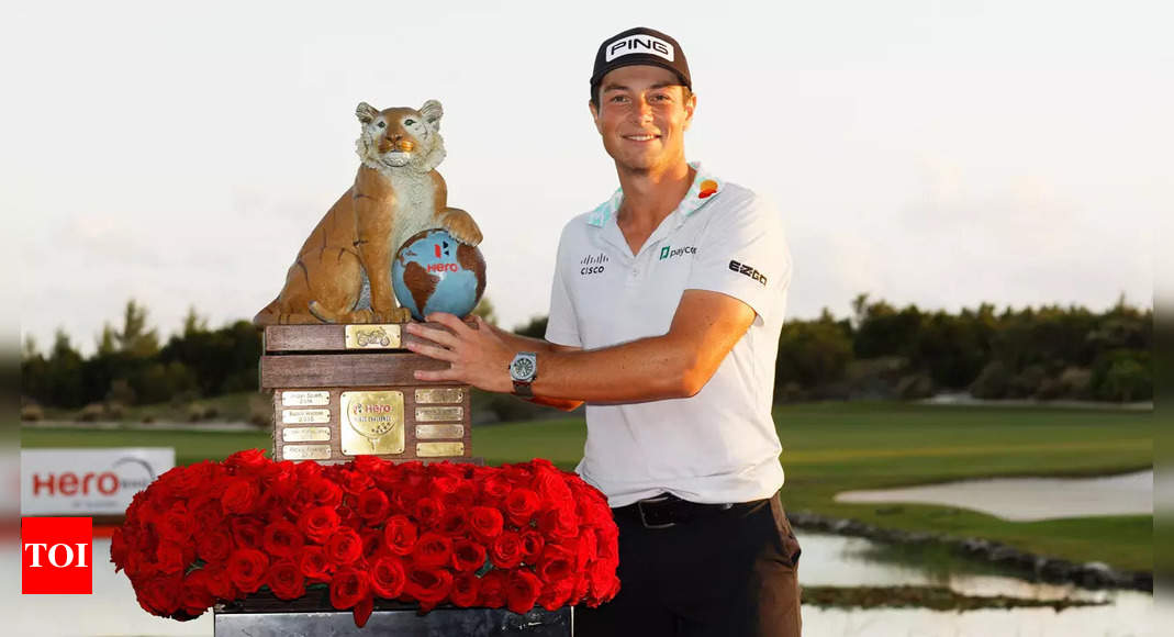 Viktor Hovland edges Scottie Scheffler to win Hero World Challenge