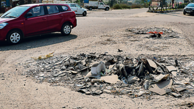 Riddled with craters & no repairs for 1 year: Travel a nightmare on Dwarka Expressway link