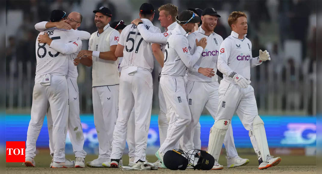 Aggressive England beat Pakistan by 74 runs in 1st Test | Cricket News – Times of India