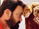Mohanlal’s picture with his pet cat will make all the pet parents go ‘Awww’