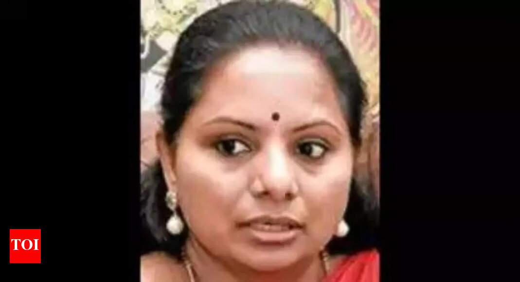 टीआरएस एमएलसी के कविता ने दिल्ली शराब घोटाला मामले में सीबीआई अधिकारियों से मिलने के लिए और समय मांगा |  हैदराबाद समाचार – टाइम्स ऑफ इंडिया