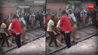 Minor vendor loses legs after cop throws his weighing scale on tracks in Kanpur