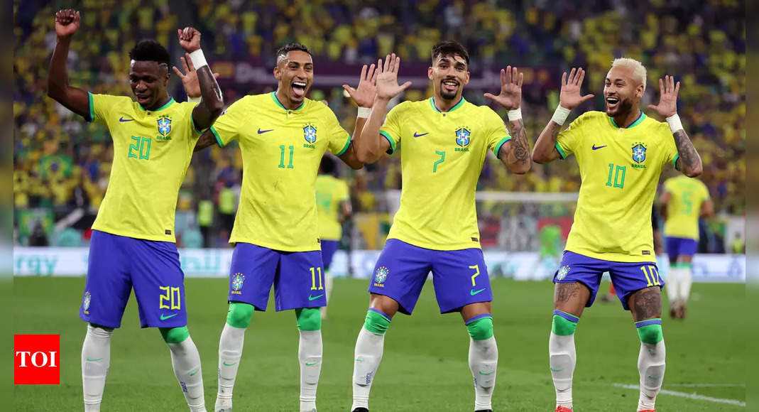 FIFA World Cup 2022 Brazil vs South Korea Live Score Updates: Brazil crush South Korea 4-1 to reach quarter-finals  – The Times of India