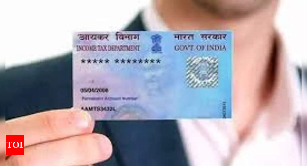 PAN number likely to be used as unique identifier for businesses for single-window clearance – Times of India