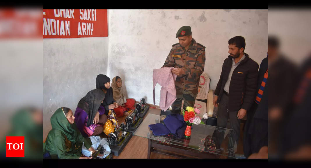 Army sets up Women Empowerment Node in a Rajouri village to make girls ‘self-reliant’ – Times of India