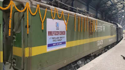 First freight transportation from Gati Shakti terminal near Paradip station