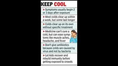 Doctors share tips to deal with repeated cough & cold in kids