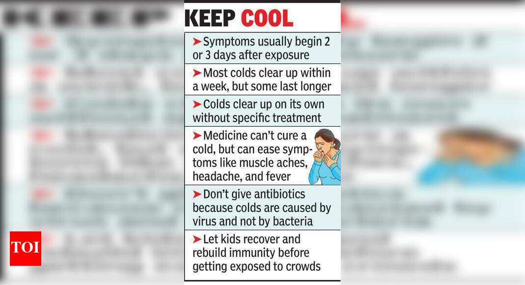 Doctors share tips to deal with repeated cough & cold in kids Nagpur