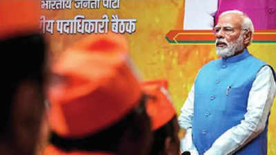 Polls over, PM hands party functionaries new to-do list
