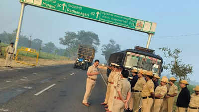 Police on high alert at Karnataka-Maharashtra border near Belagavi