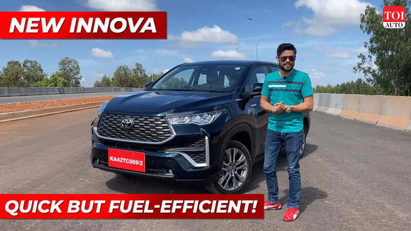 innova hycross: New Toyota Innova Hycross Review: Acceleration of a ...