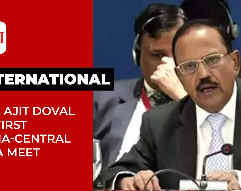 
Connectivity with Central Asian countries remains India's 'key priority': NSA Ajit Doval at first India-Central Asia meet
