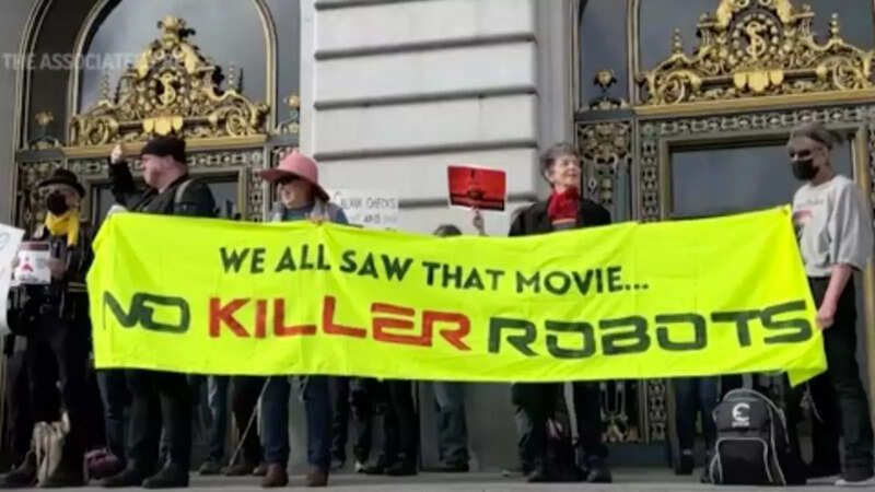 San Francisco's ‘killer robots’ plan sparks protest