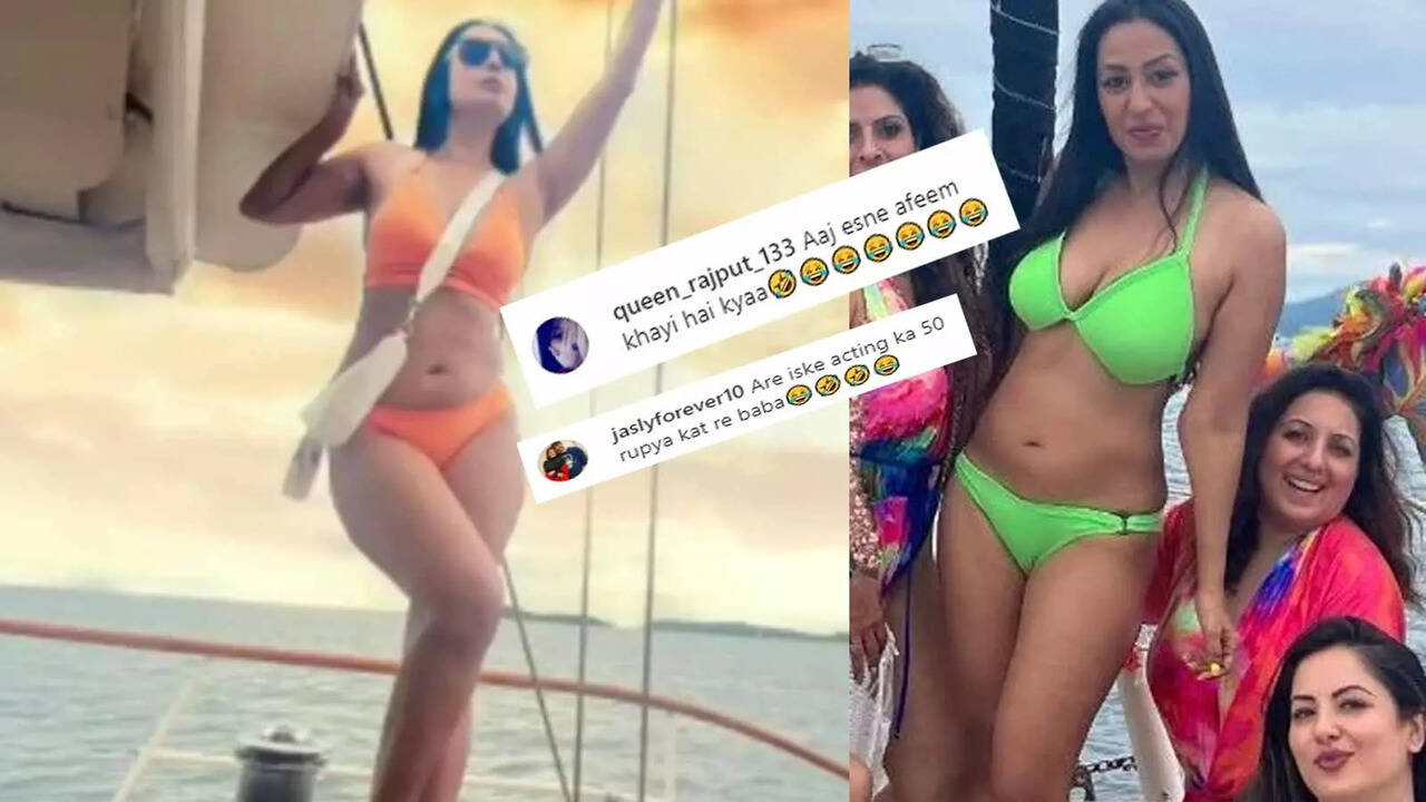 Katta kokraklar bikinida shahvoniy suratga tushadi