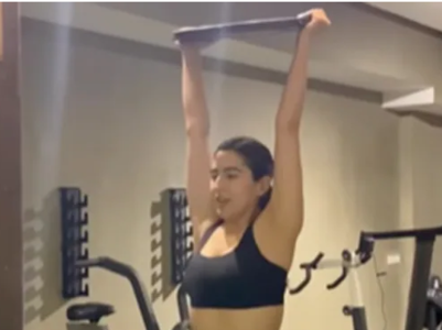 Sara Ali Khan aces her Monday workout