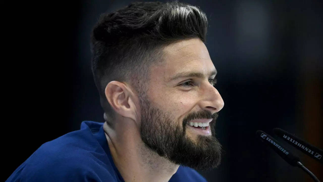 Olivier Giroud Hairstyle  France Footballer  Worldcup Hairstyle  YouTube