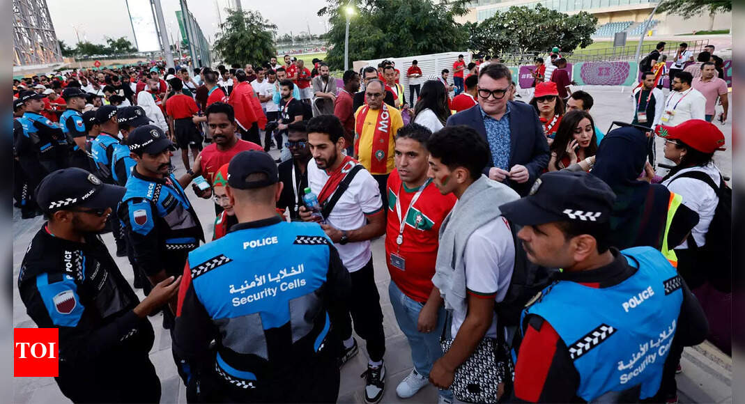 Morocco fans seek to breach security cordon at Spain match Football