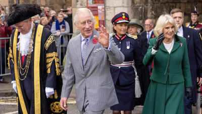 Arrest made after 'egg thrown' during King Charles visit