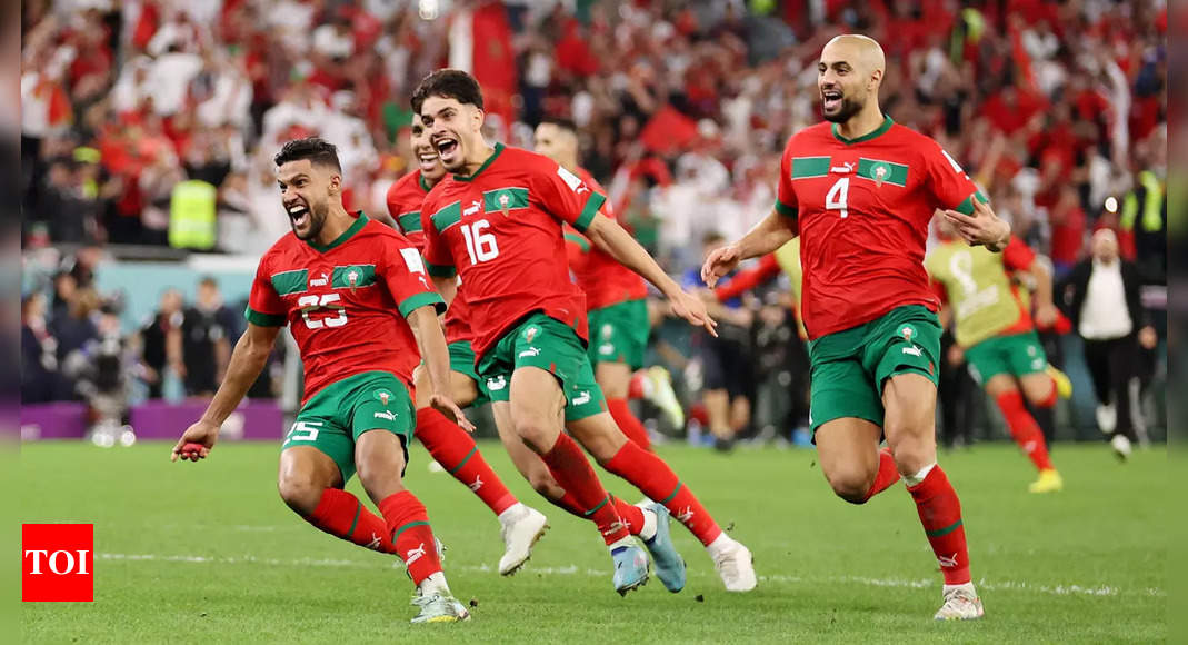 Morocco vs Spain Highlights: Morocco stun Spain 3-0 on penalties to reach historic quarter-finals | Football News – Times of India